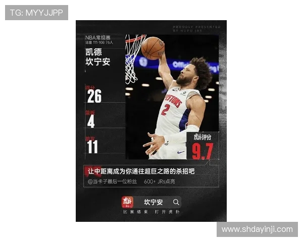 坎宁安42+6无缘今日最佳！鸭梨40+6也落选，只因火箭探花完爆库里